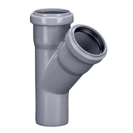 Ar trīs zariem iekštelpu kanalizācijai Magnaplast HTplus HTplus, 75 mm x 75 mm, 67 °