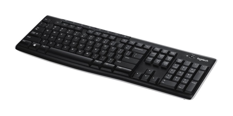 Klaviatuur Logitech K270 INT, EN, must, juhtmeta
