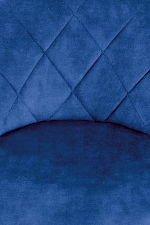 Bāra krēsls H101, matēts, zila/melna, 45 cm x 47 cm x 84 - 106 cm