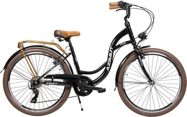 Велосипед городской Azimut Vintage TX-6, 26 ″, 17" (41.91 cm) рама, черный/кремовый