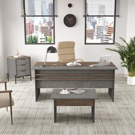 Комплект мебели Kalune Design VS7 CGA, коричневый/серый/антрацитовый, 180 x 89.5 x 75 см