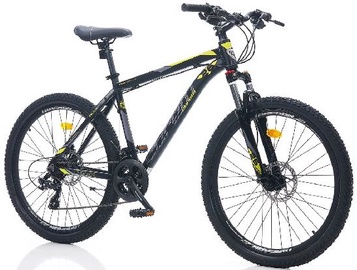 Велосипед горный Corelli Felix 1.3, 29 ″, 18" (44.45 cm) рама, черный/желтый/серый