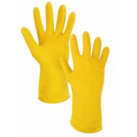 Рабочие перчатки резиновые DD 10-G1XL, резина, желтый, XL