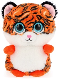 Mīkstā rotaļlieta Keel Toys Motsu Tiger, balta/oranža, 14 cm
