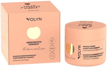 Sejas krēms Yolyn Greenbiotic Ferment Very Peach, 50 ml, sievietēm
