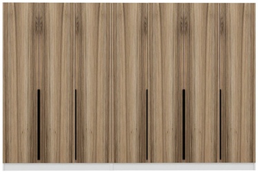 Esiku riidekapp Kalune Design Noah 8282, pähklipuu, 35 cm x 315 cm x 210 cm