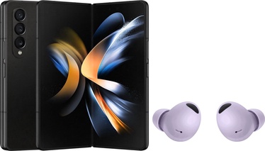 Mobilais telefons Samsung Galaxy Fold 4, melna, 12GB/256GB + Samsung Galaxy Buds2 Pro
