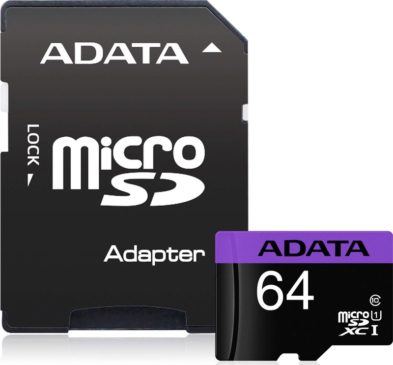 Карта памяти Adata Micro SDXC, 64 GB