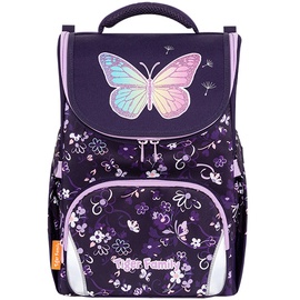 Skolas mugursoma Tiger Family Soft Butterfly, violeta