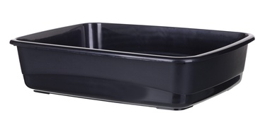 Кошачий туалет Ferplast Nip 10, черный, oткрытый, 470x360x150 мм