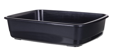 Кошачий туалет Ferplast Nip 10, черный, oткрытый, 470 x 360 x 150 мм
