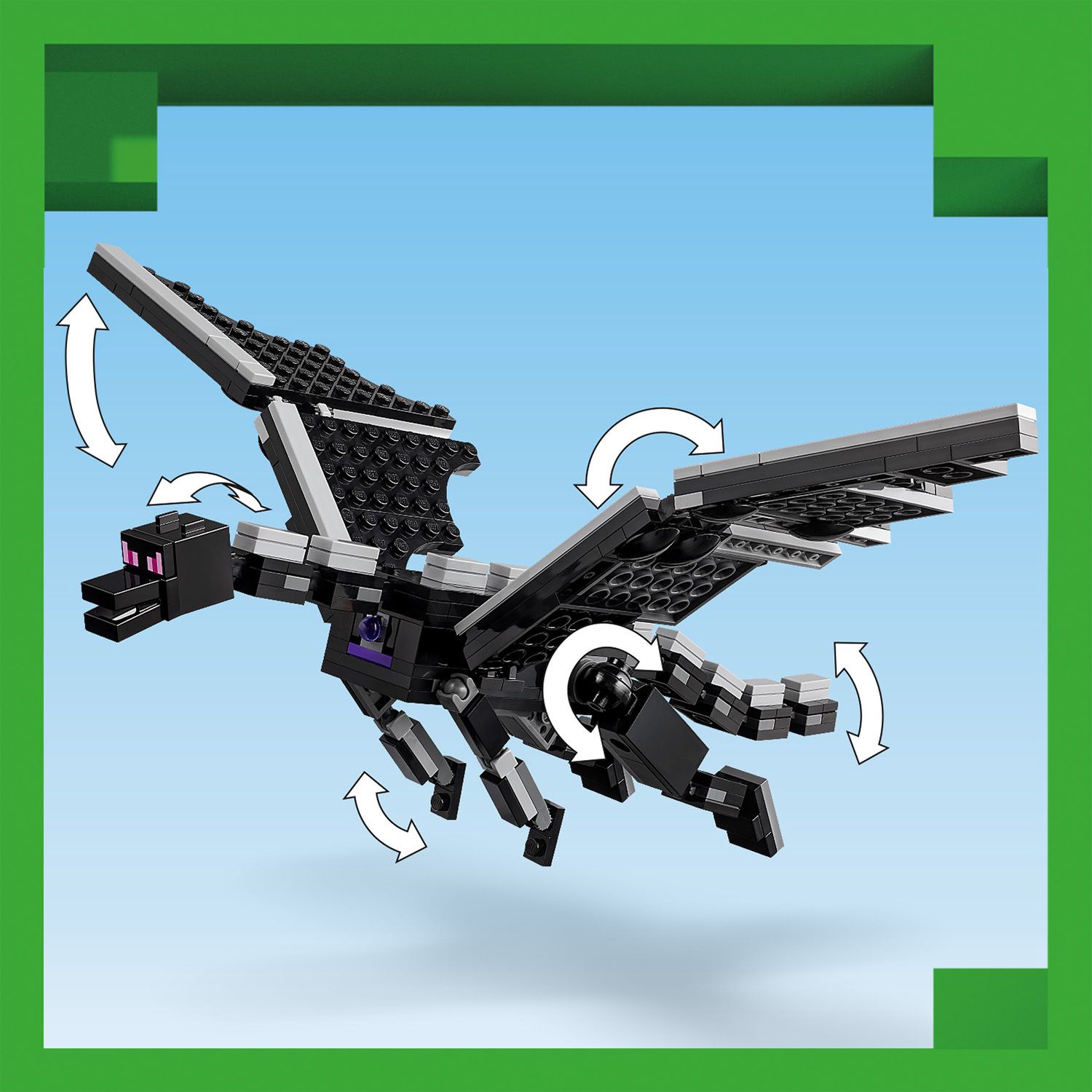 Конструктор LEGO® Minecraft The Ender Dragon and End Ship 21264 - 1a.lt