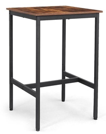 Барный стол Songmics Bar Table, коричневый/черный, 60 см x 60 см x 90 см
