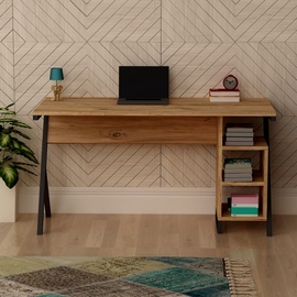 Galds Kalune Design Nero Figaro, melna/valriekstu