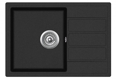 Valamu Teka Comfor 45 S-TG Sink Onyx Black, must (kahjustatud pakend)/01