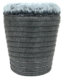 Pufs Kayoom Doric 345 WMU5R-ANT, antracīta/grafīta, 42 cm x 42 cm x 50 cm