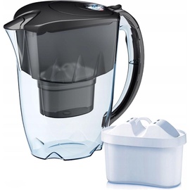 Посуда для фильтрации воды Aquaphor Jasper, 2.8 л, прозрачный/черный