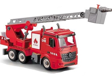 Rotaļu ugunsdzēsēju mašīna Smily Play Firetruck SP83872, sarkana