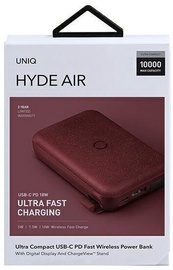 Akupank Uniq HydeAir, 10000 mAh, punane
