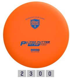 Lendav taldrik Discmania P1 Flex 2 2/3/0/0 851DM371094OR, oranž, 0.173 - 0.176 kg