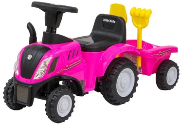 Детская машинка Milly Mally New Holland T7, черный/розовый