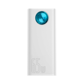 Lādētājs-akumulators (Power bank) Baseus, 30000 mAh, balta