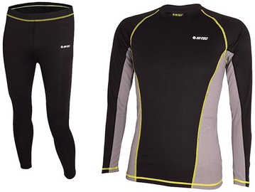 Termoveļa, vīriešu Hi-Tec Kamo Set, melna/pelēka, XXL, 2 gab.