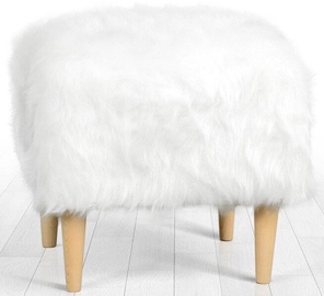 Пуф Hanah Home Fox v2, белый, 42 см x 42 см x 42 см