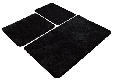 Комплект ковриков для ванны Foutastic Havai 359CHL3224, черный, 1000 мм x 600 мм