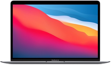 Portatīvais dators Apple MacBook Air Retina Space Gray, M1 8-Core, 16 GB, 256 GB, 13.3 "