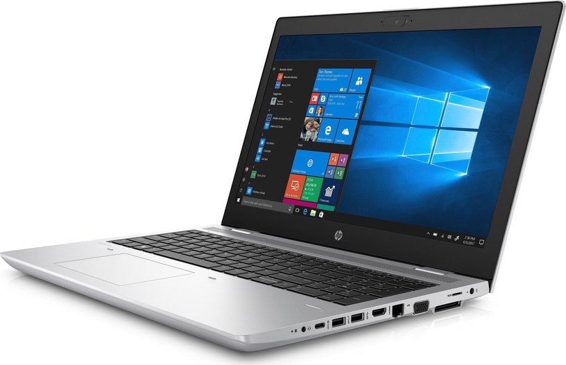 Atjaunots portatīvais dators HP ProBook 650 G4 AB1725, atjaunots, Intel® Core™ i5-8350U, 8 GB, 256 GB, 15.6 ", Intel® UHD Graphics 620, sudraba