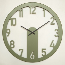 Часы Wallity APS114, зеленый, cталь, 48 см x 48 см, 48 см