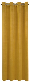 Nakts aizkari Eurofirany Milo, dzeltena, 140 cm x 250 cm