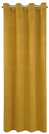 Nakts aizkari Eurofirany Milo, dzeltena, 140 cm x 250 cm