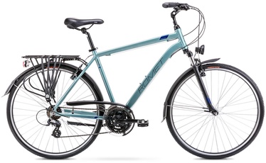 Велосипед городской Romet, 27.5 ″, 23" рама, синий/серебристый