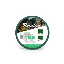 Планка для забора Bradas 35 m, 4.75 см, зеленый