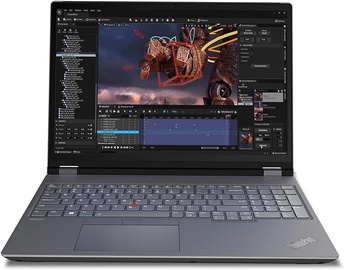 Portatīvais dators Lenovo ThinkPad P16 Gen 2, AMD Ryzen™ 7 PRO 7840U, 32 GB, 1 TB, 16 ", AMD Radeon Graphics, pelēka