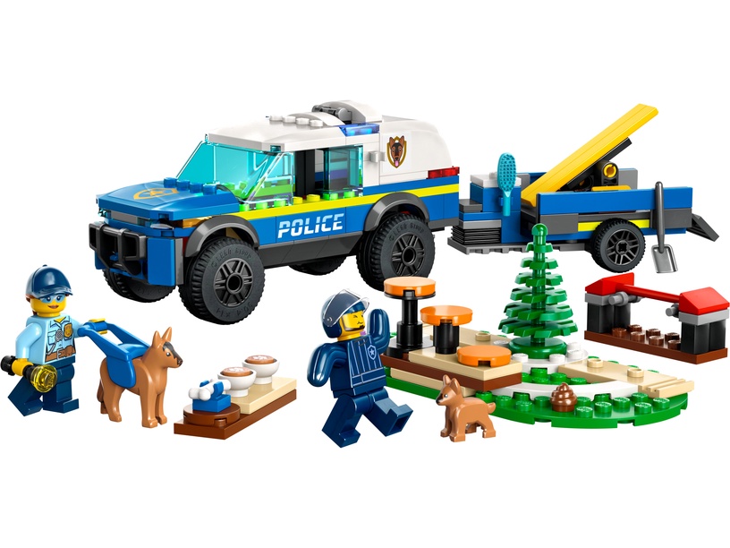 Konstruktor LEGO® City Mobiilne politseikoera treening 60369, 197 tk