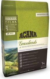 Сухой корм для собак Acana Grasslands, баранина/индюшатина/мясо утки, 11.4 кг