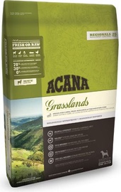 Sausas šunų maistas Acana Grasslands, ėriena/kalakutiena/antiena, 11.4 kg