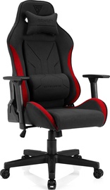 Игровое кресло SENSE7 Netrunner, черный/красный