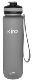 Ūdens pudele Kiro KI3032GR, pelēka, plastmasa, 1 l