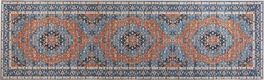Paklāja celiņš Beliani Midalam, zila/oranža, 200 cm x 60 cm