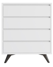 Kumode Kalune Design Suvera, balta, 40 x 70 x 86 cm