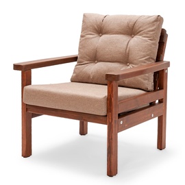 Aiatool Kalune Design Milan 1-Seat, pähklipuu/hele pruun, 83 cm x 79 cm x 90 cm