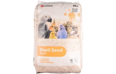 Песок Flamingo Shell Sand, 11.5 см x 36 см x 52 см