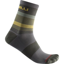 Носки Castelli SCIA 12, зеленый/многоцветный, XXL