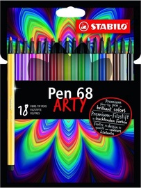 Vildikad Stabilo Pen 68 Arty, ühepoolsed, 18 tk