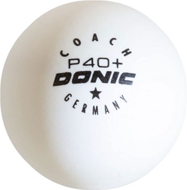 Мячик для настольного тенниса Donic P40+ 1 Star Coach, 40 мм, 120 шт.
