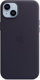 Vāciņš Apple Leather Case with MagSafe, Apple iPhone 14 Plus, tumši pelēka